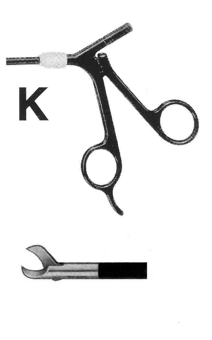 İZOLELİ MAKAS K MODEL SAPLI ÇAP  5MM L:43CM